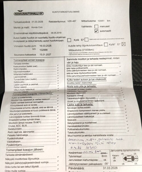 Honda Civic vaihtoauto