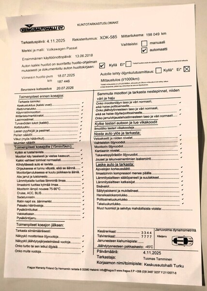 Volkswagen Passat vaihtoauto