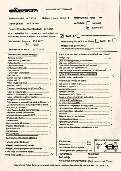 Lexus UX vaihtoauto