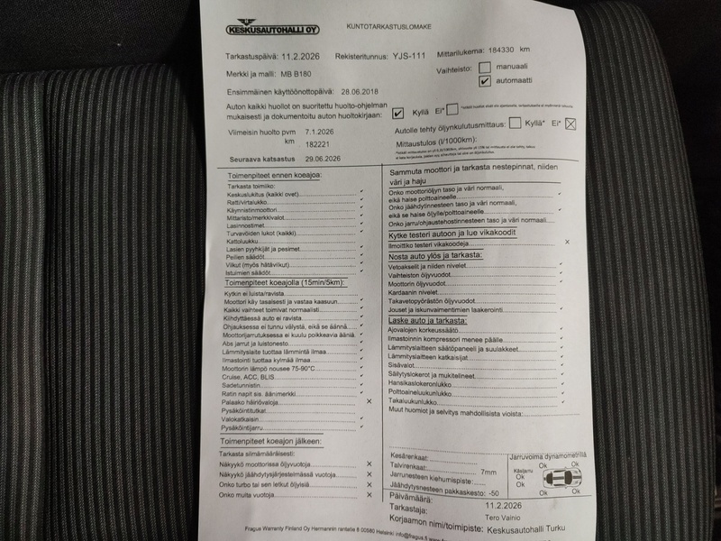 Mercedes-Benz B vaihtoauto