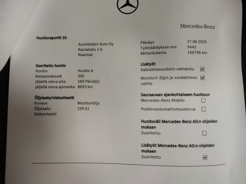 Mercedes-Benz B vaihtoauto