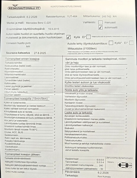 Mercedes-Benz C vaihtoauto