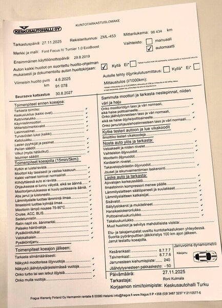 Ford Focus vaihtoauto