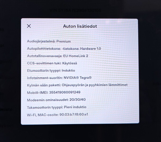 Tesla Model S vaihtoauto