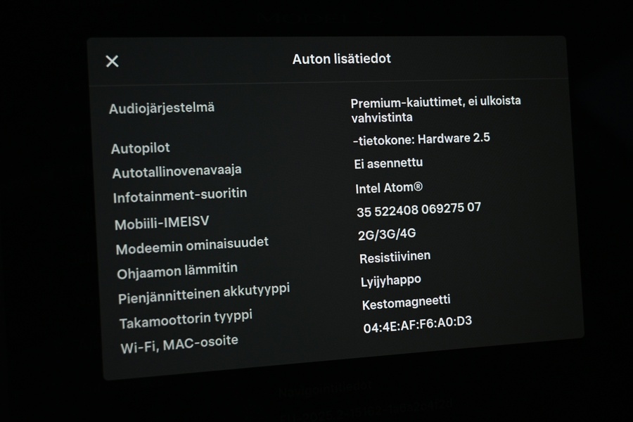 Tesla Model 3 vaihtoauto