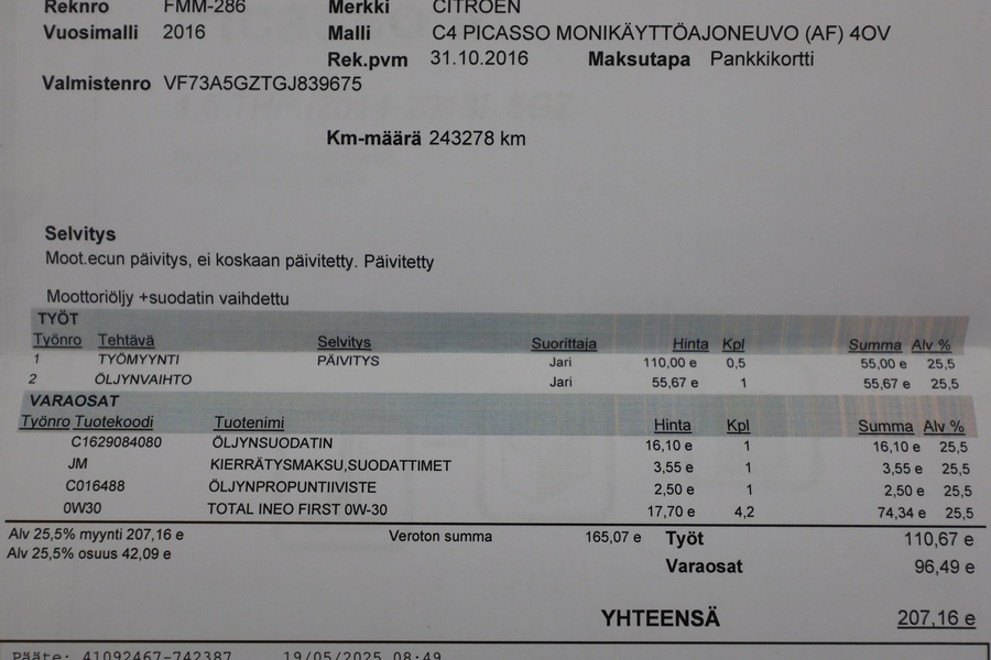 Citroën Grand C4 Picasso vaihtoauto