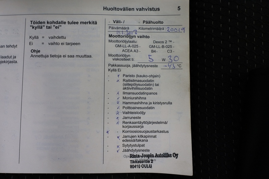 Opel Astra vaihtoauto