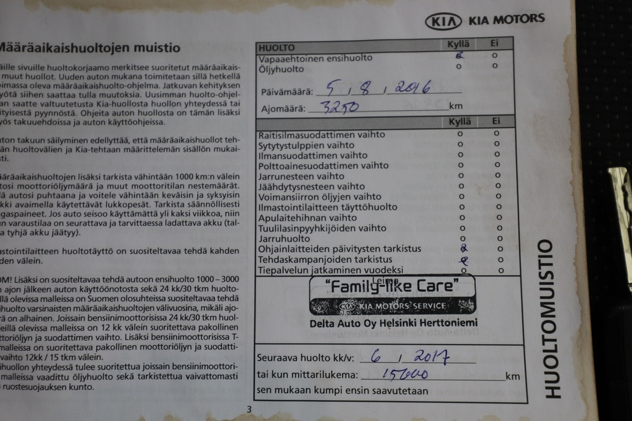 Kia Carens vaihtoauto