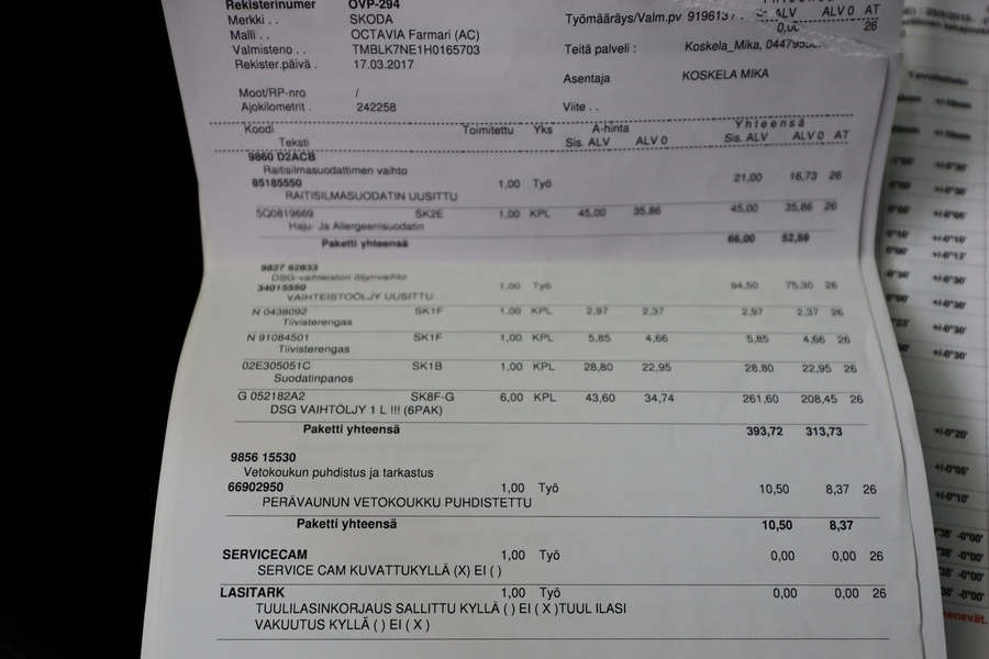 Skoda Octavia vaihtoauto