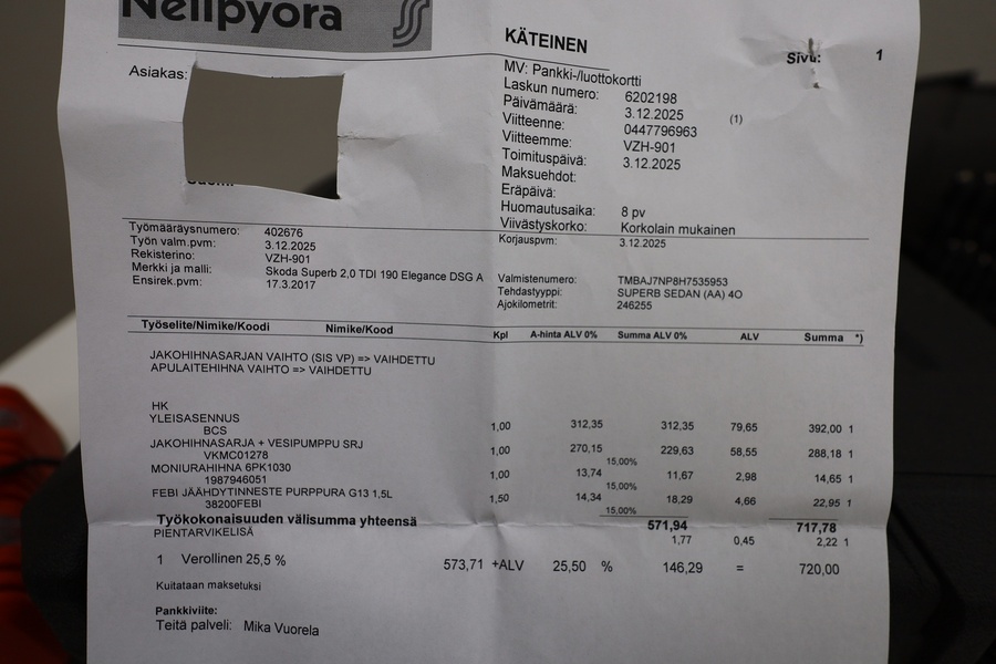 Skoda Superb vaihtoauto