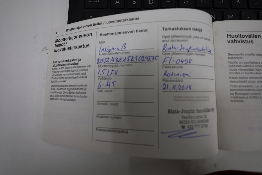 Opel Insignia vaihtoauto