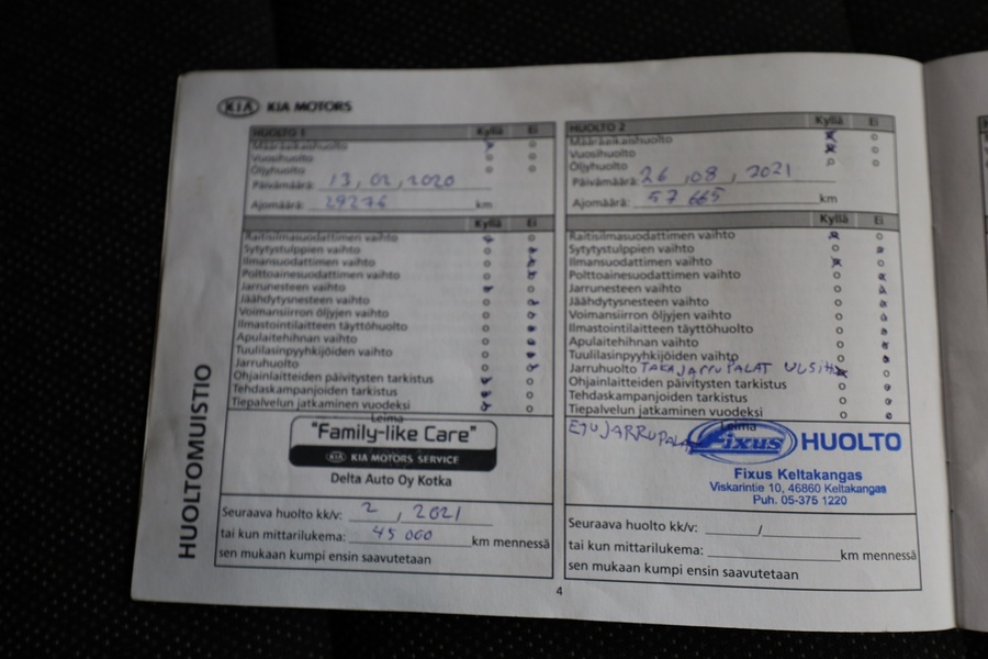 Kia Carens vaihtoauto