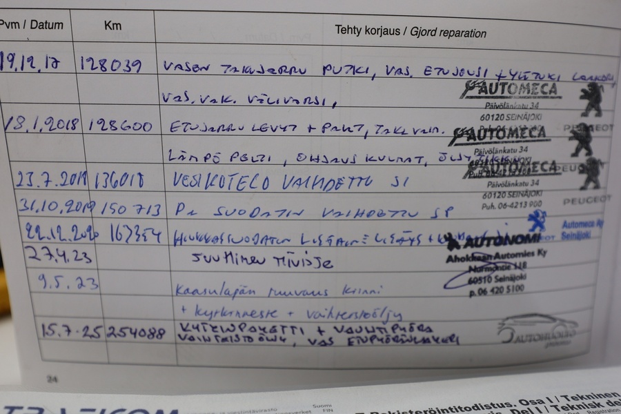 Peugeot 5008 vaihtoauto