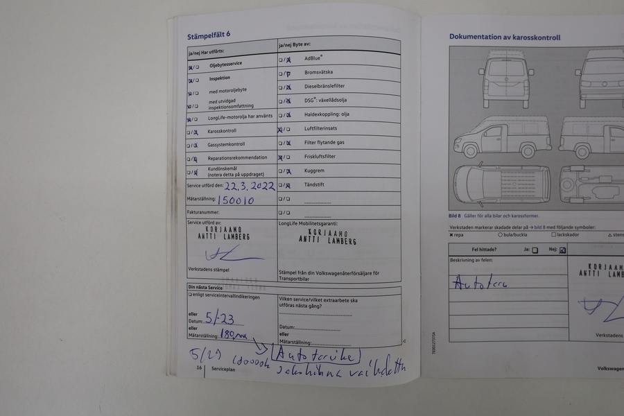 Volkswagen Transporter vaihtoauto