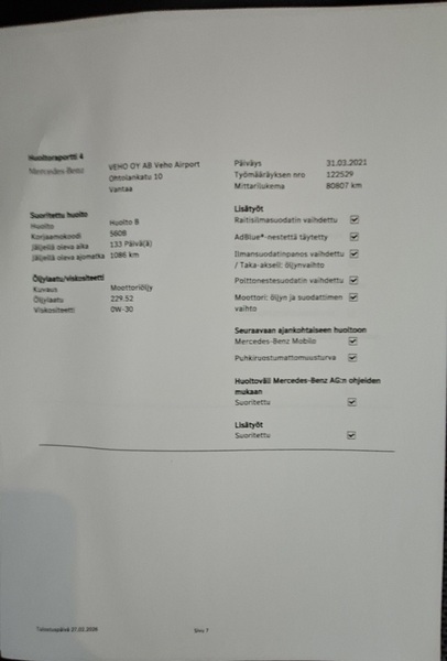 Mercedes-Benz C vaihtoauto