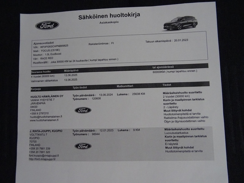 Ford Focus vaihtoauto
