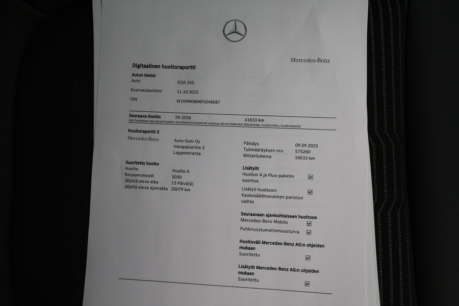 Mercedes-Benz EQA vaihtoauto