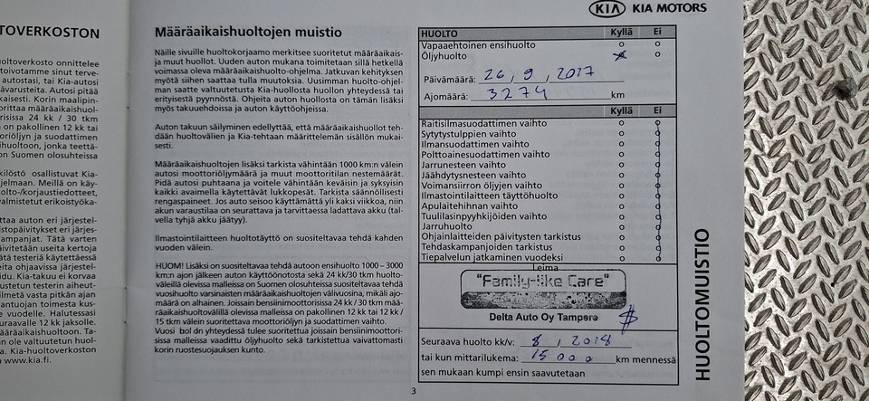 Kia Rio vaihtoauto