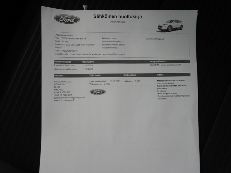 Ford Kuga vaihtoauto