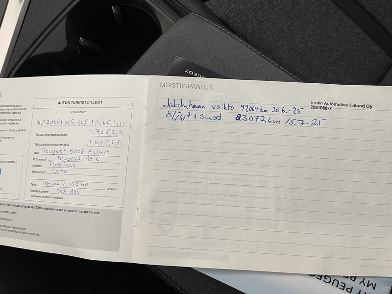 Peugeot 5008 vaihtoauto