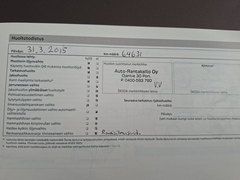 Skoda Octavia vaihtoauto