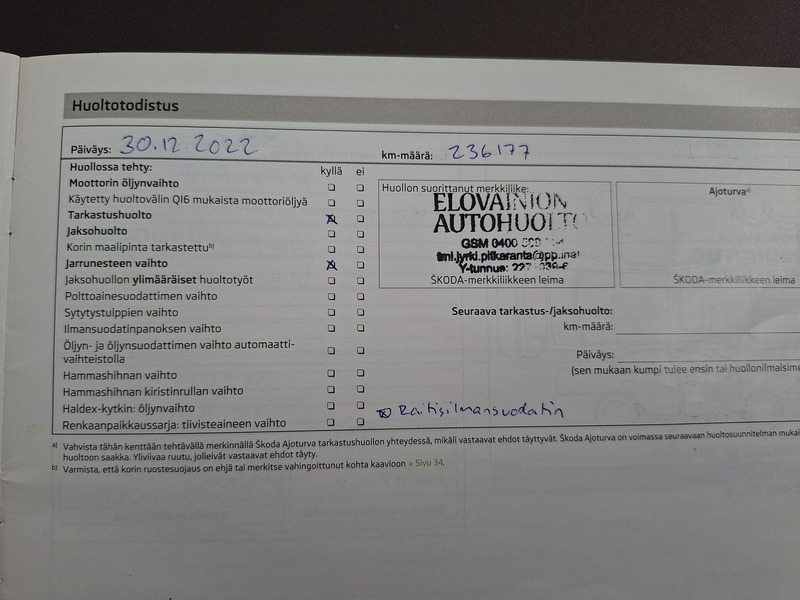Skoda Octavia vaihtoauto
