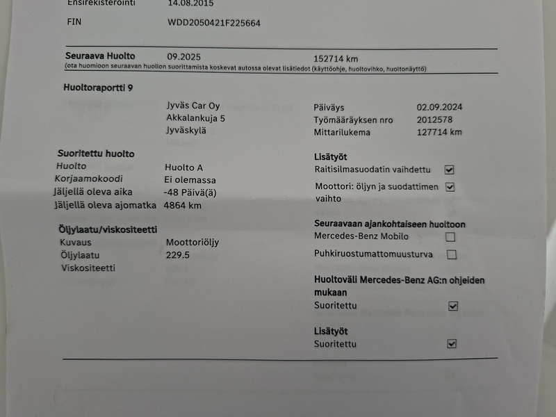 Mercedes-Benz C vaihtoauto