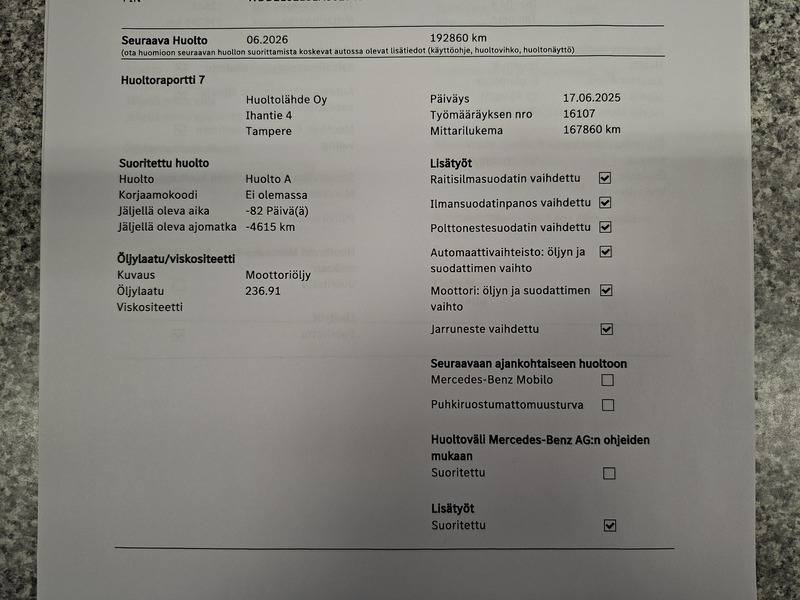 Mercedes-Benz E vaihtoauto