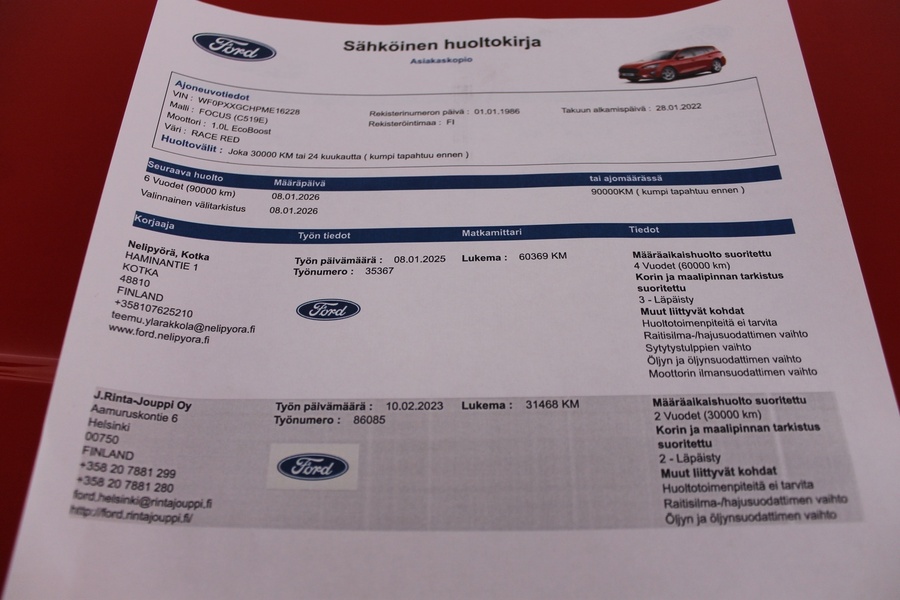 Ford Focus vaihtoauto