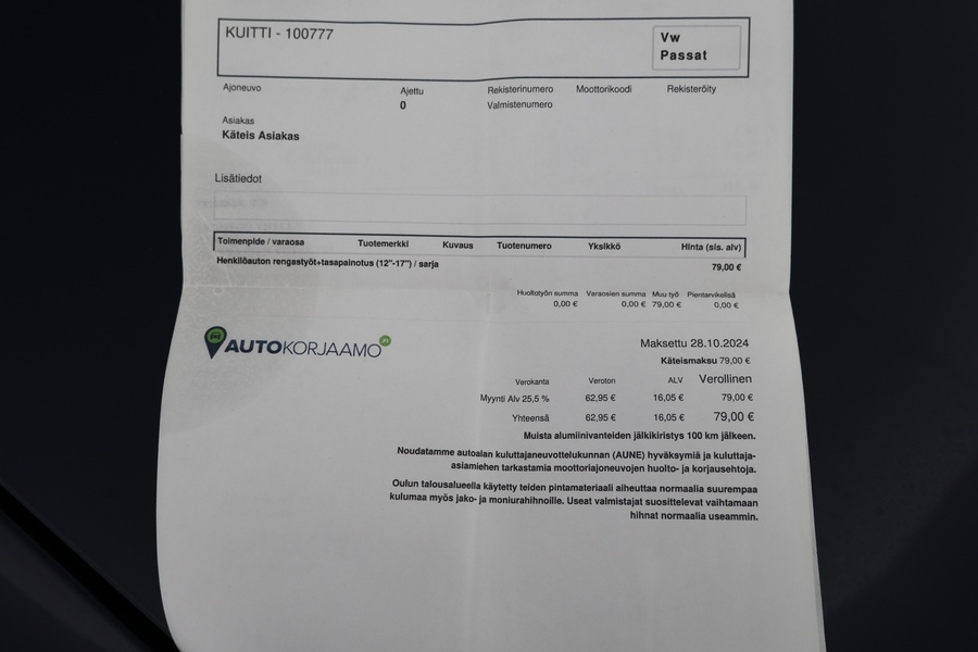 Volkswagen Passat vaihtoauto