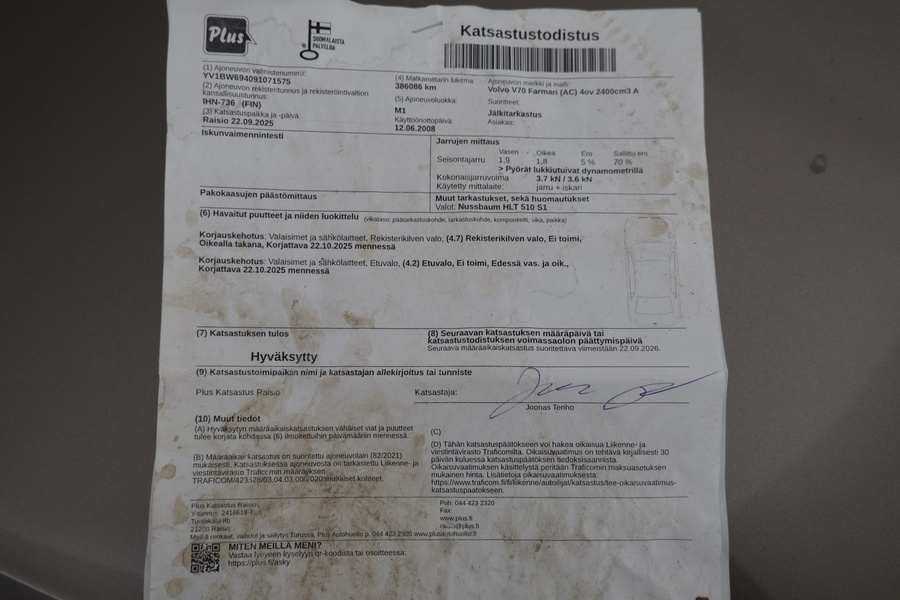 Volvo V70 vaihtoauto