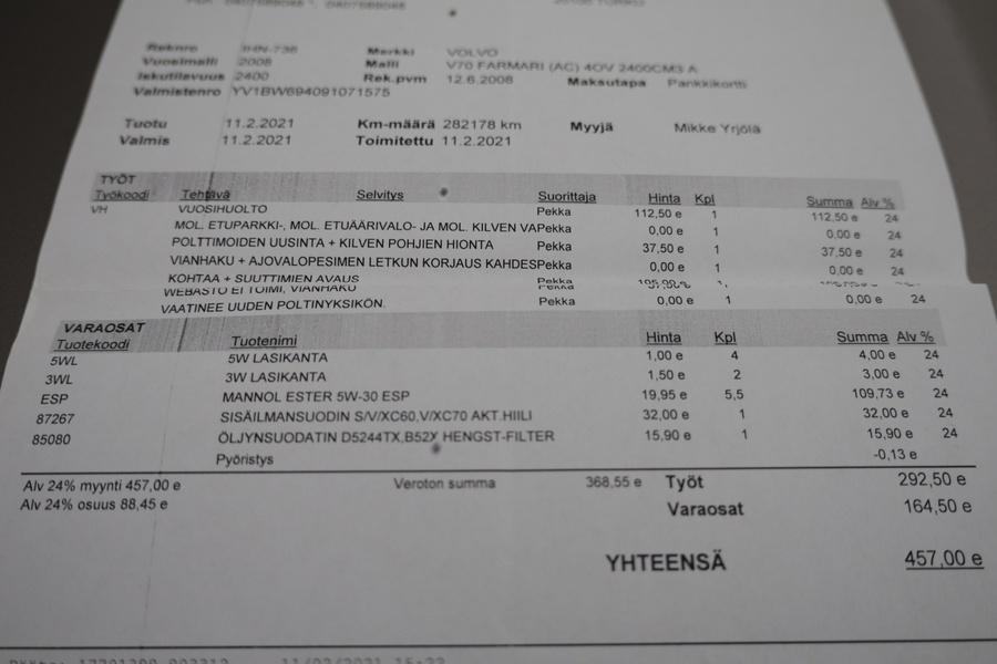 Volvo V70 vaihtoauto