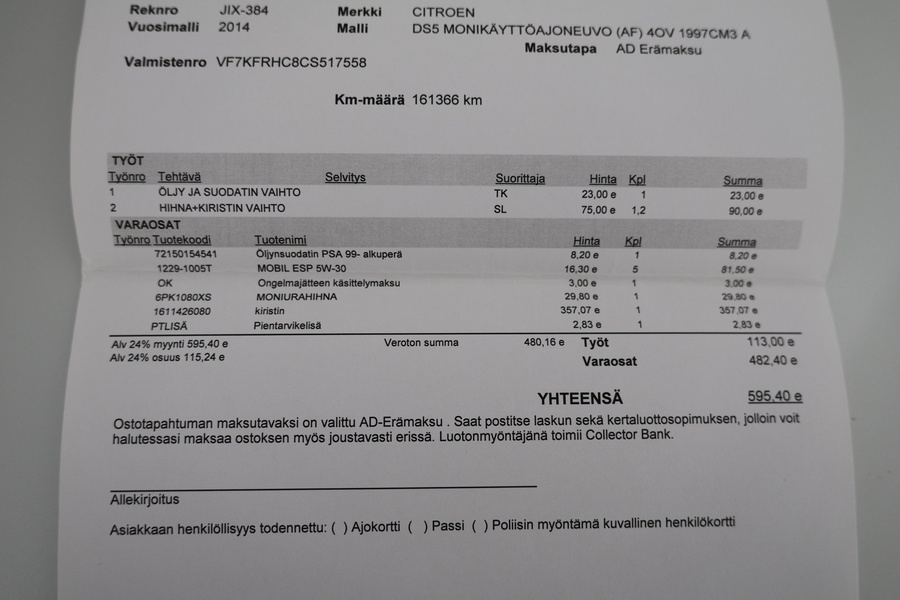 Citroën DS5 vaihtoauto