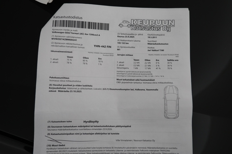 Volkswagen Golf vaihtoauto