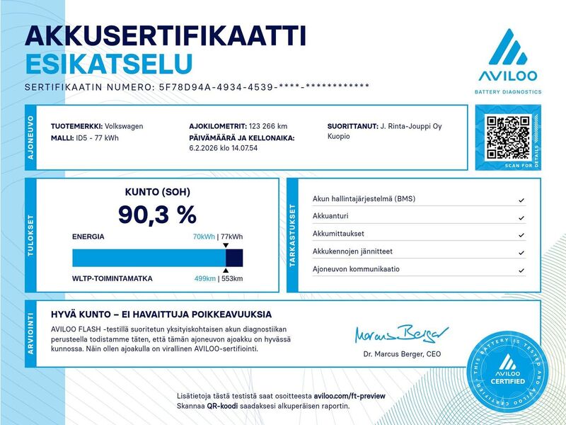 Volkswagen ID.5 vaihtoauto