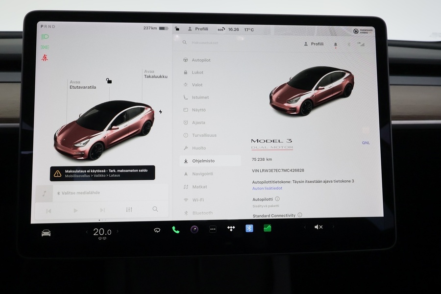 Tesla Model 3 vaihtoauto