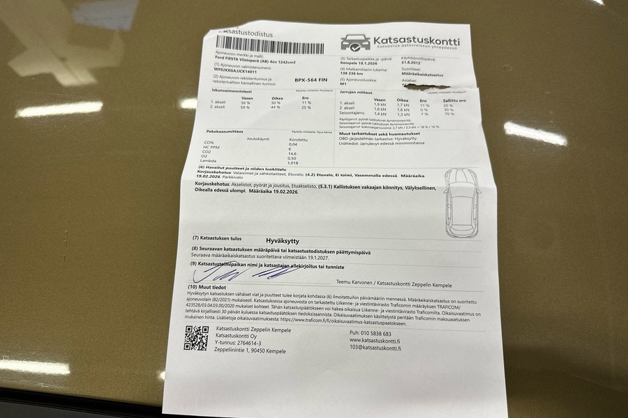 Ford Fiesta vaihtoauto