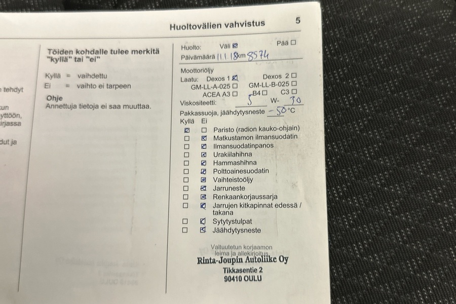 Opel Astra vaihtoauto