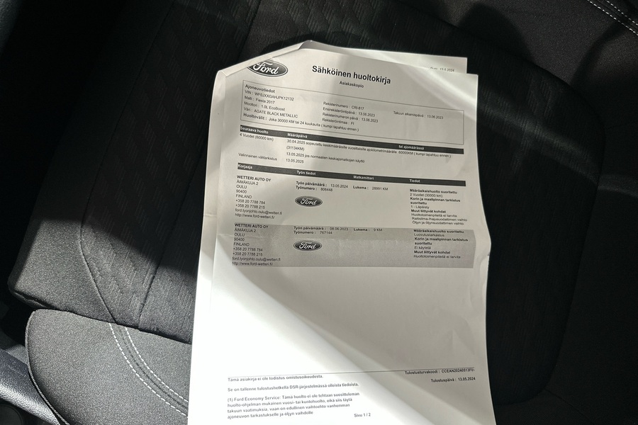 Ford Fiesta vaihtoauto