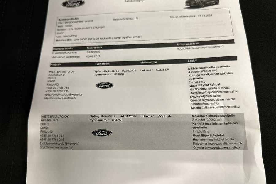 Ford Kuga vaihtoauto