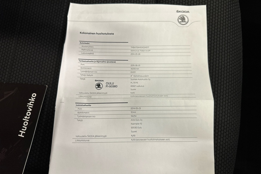 Skoda Rapid vaihtoauto