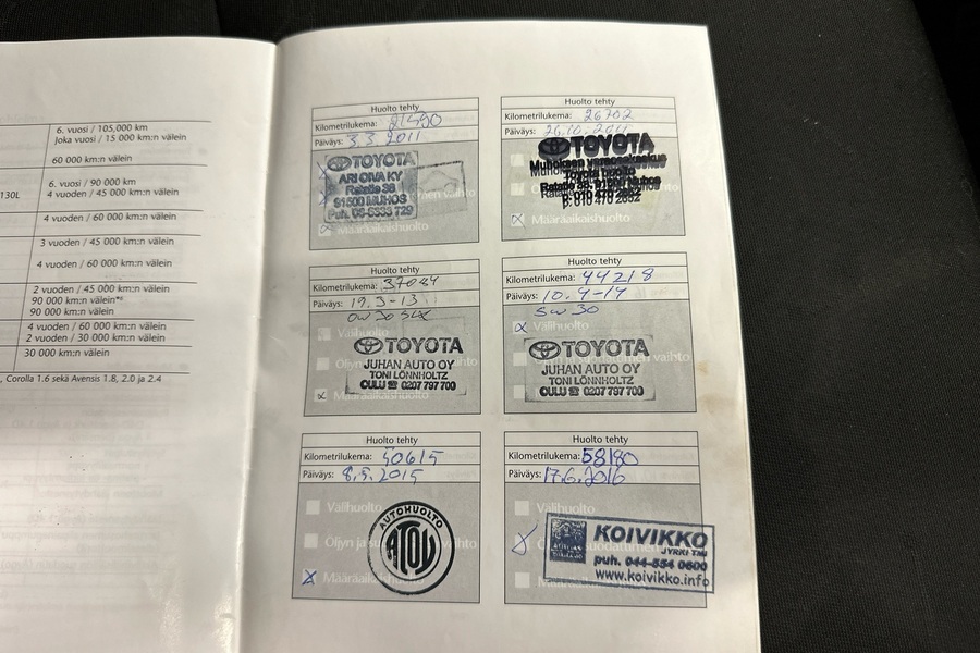 Toyota Auris vaihtoauto