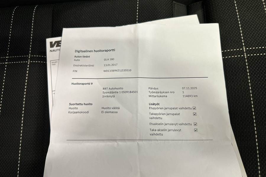 Mercedes-Benz GLA vaihtoauto