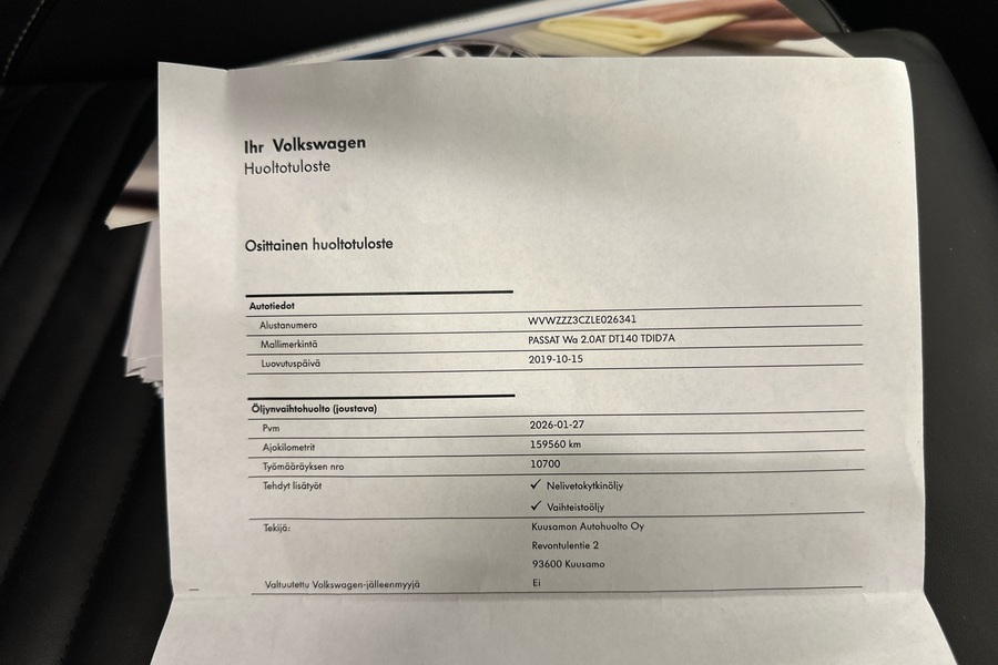 Volkswagen Passat vaihtoauto