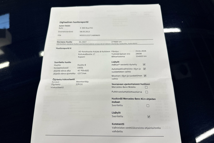 Mercedes-Benz E vaihtoauto