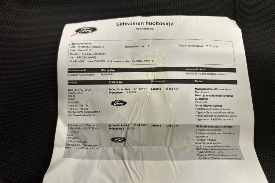 Ford Fiesta vaihtoauto