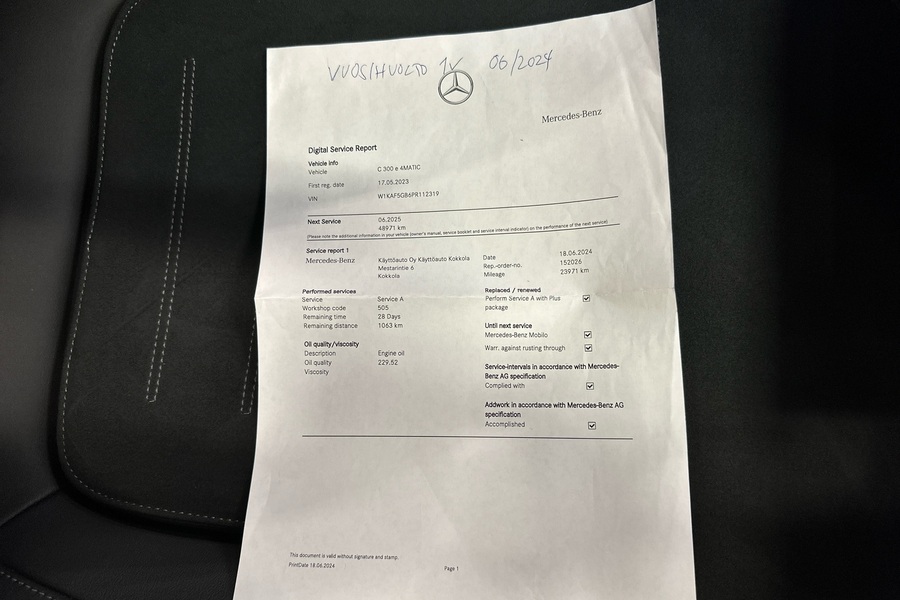 Mercedes-Benz C vaihtoauto