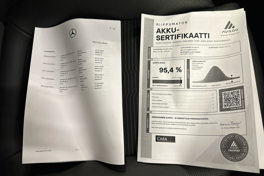 Mercedes-Benz CLA-sarja vaihtoauto