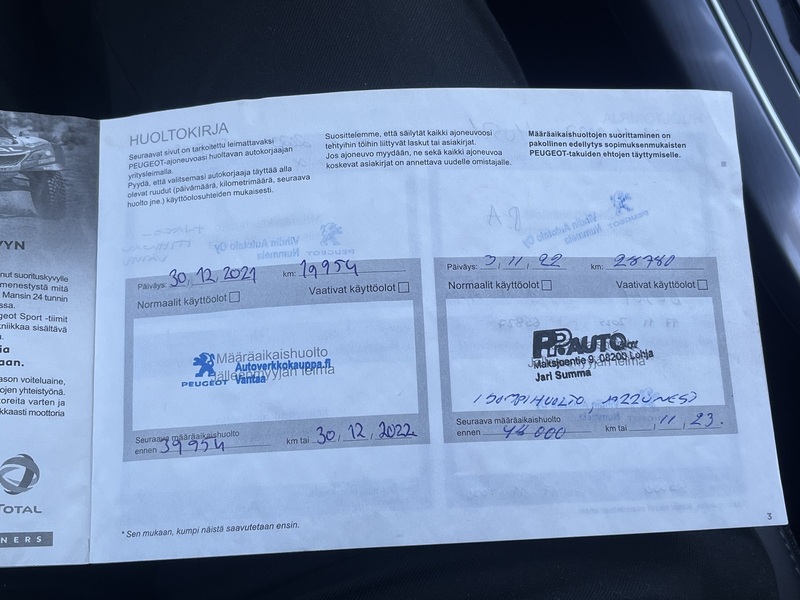 Peugeot 308 vaihtoauto