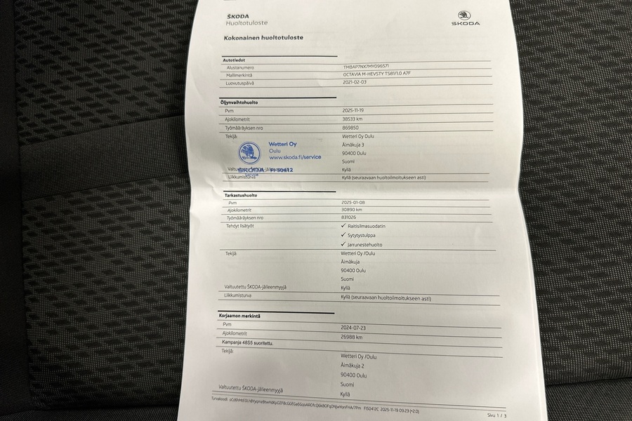 Skoda Octavia vaihtoauto